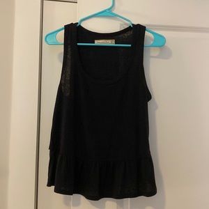 XS Abercrombie & Fitch black tank top.